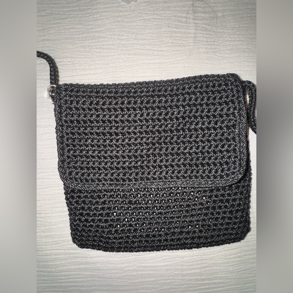 The Sak woven flap mini crossbody bag EUC